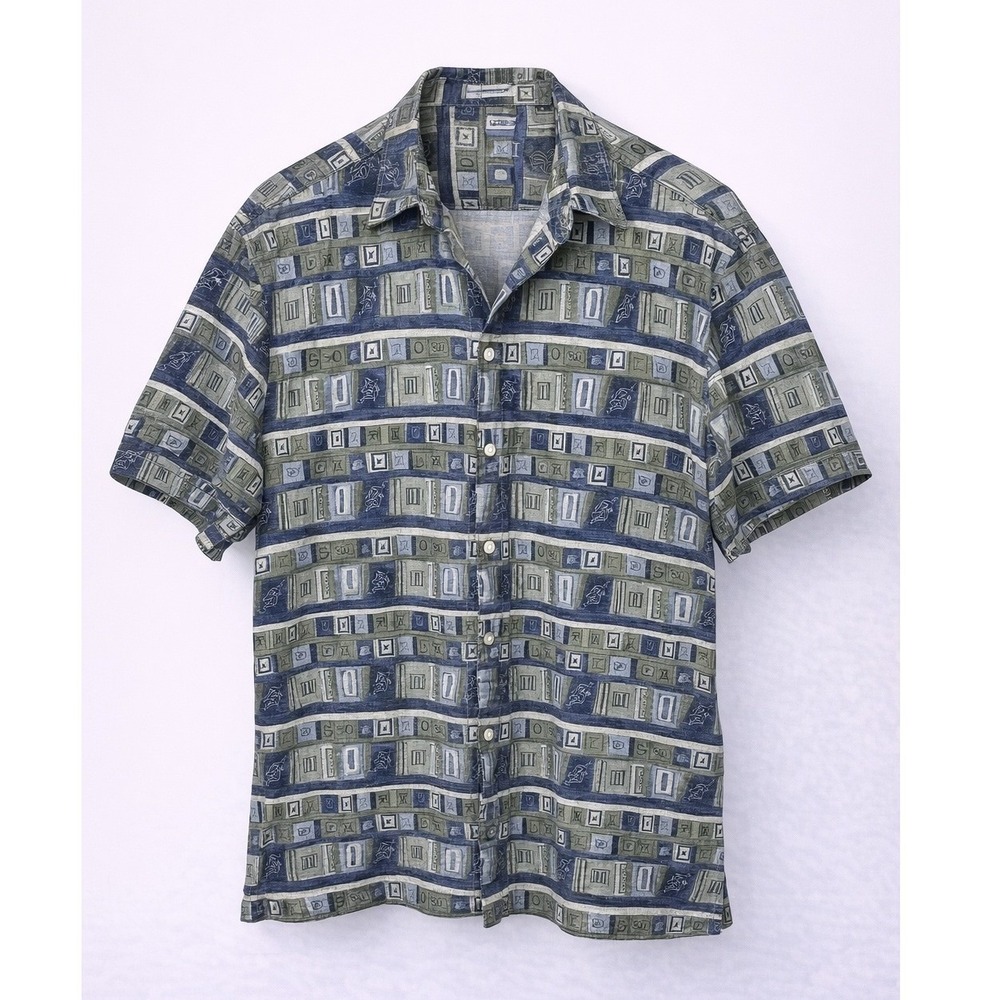 Pierre Cardin Men's Short Sleeve Button-Up‎ Shirt – Size XL